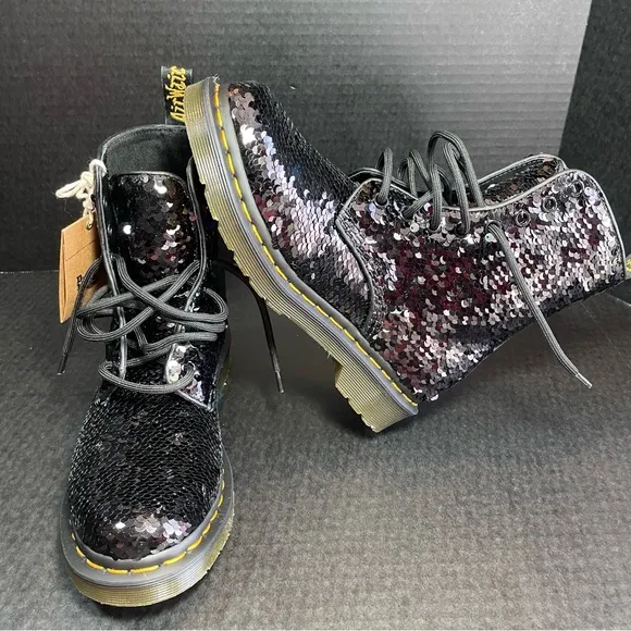 Brand New Shiftable Sequins Dr Martens 3 UK, 5 US