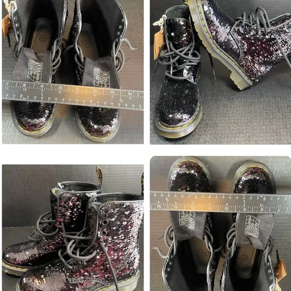 Brand New Shiftable Sequins Dr Martens 3 UK, 5 US