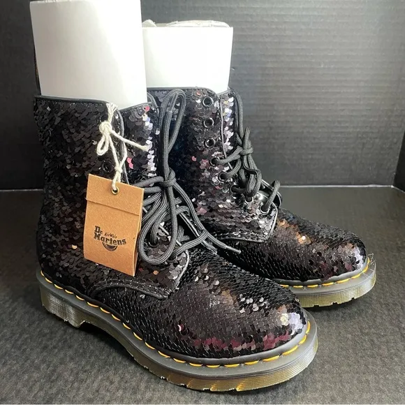 Brand New Shiftable Sequins Dr Martens 3 UK, 5 US