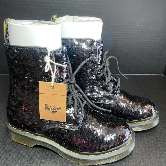 Brand New Shiftable Sequins Dr Martens 3 UK, 5 US