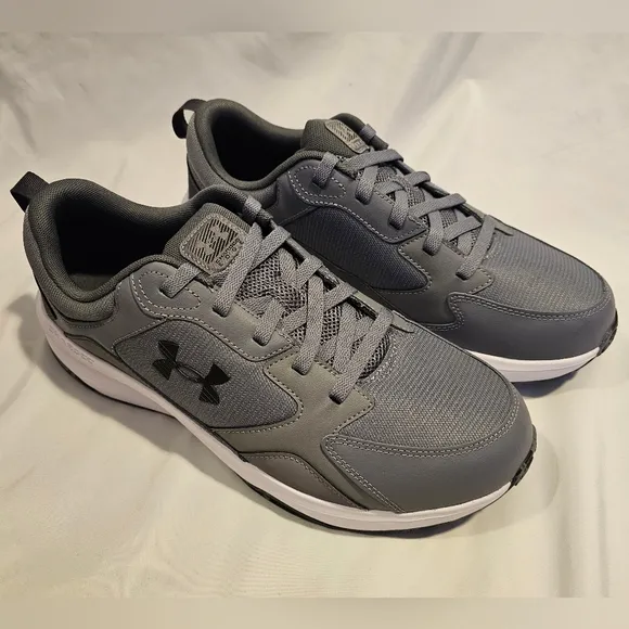 Brand New! Under Armour Men's Gray Athletic Shoes - 14 Extra Wide