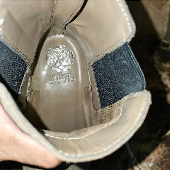 Brand NEW Vince Camuto women's fashion ankle boots tan shoes size 9