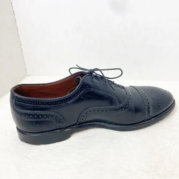 Brooks Brothers black leather Oxford dress shoes size 9
