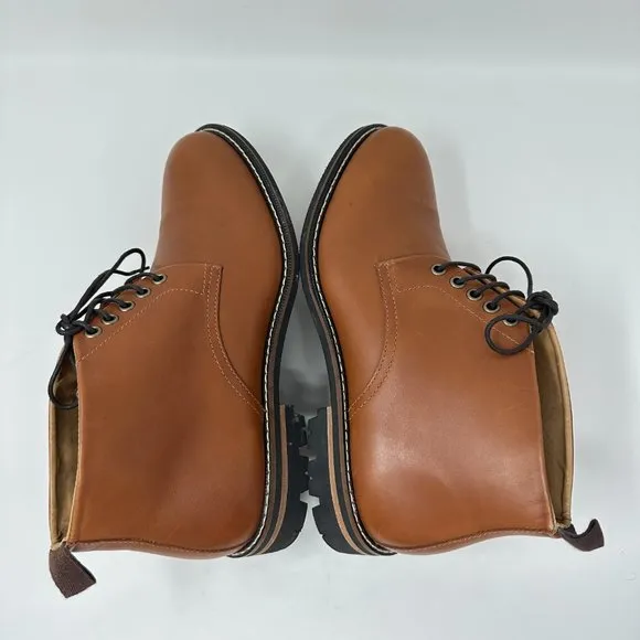 Brooks Brothers Chukka Boots Leather brown shoes Men's size 9D