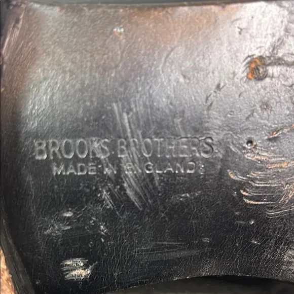 Brooks English Brooks Brothers Sz 13 Leather Elegant Black Women's Loafers w/Bow