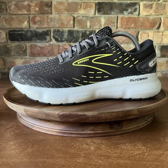 Brooks Glycerin 20 Running Sneakers Women's 10 D Gray Low Top Comfort Shoes