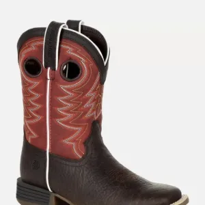 Brown and Red Durango Boots