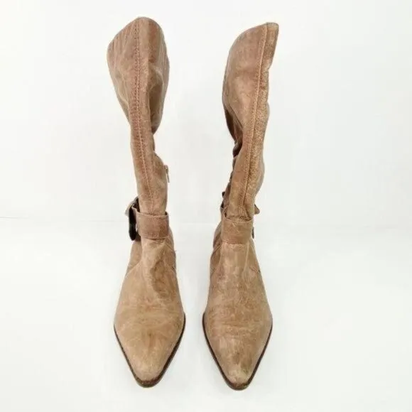 BRUNO MENEGATTI Soft Leather Brown Boots 7