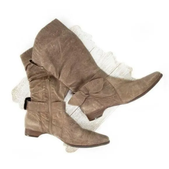 BRUNO MENEGATTI Soft Leather Brown Boots 7