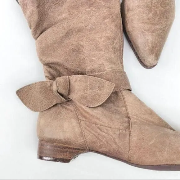 BRUNO MENEGATTI Soft Leather Brown Boots 7