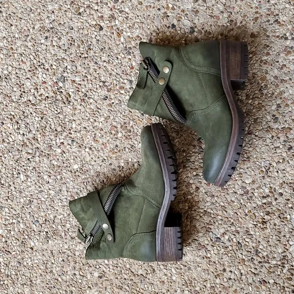 Bueno Women's Fast Boots Old Khaki Nubuck Green, Size - 38/US 7.5