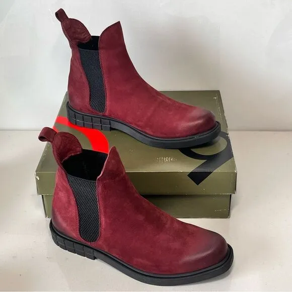 Bueno Oak Leather Ankle Boots