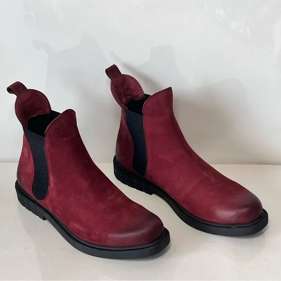 Bueno Oak Leather Ankle Boots