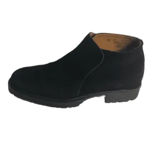 Buffalino Italy Suede Slip-on Blk Casual Shoes 8M