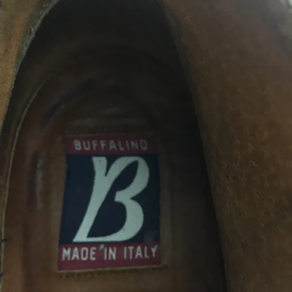 Buffalino Italy Suede Slip-on Blk Casual Shoes 8M