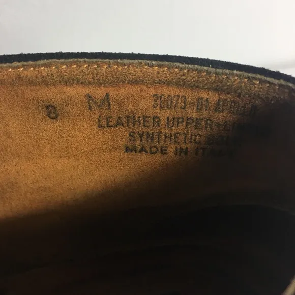 Buffalino Italy Suede Slip-on Blk Casual Shoes 8M