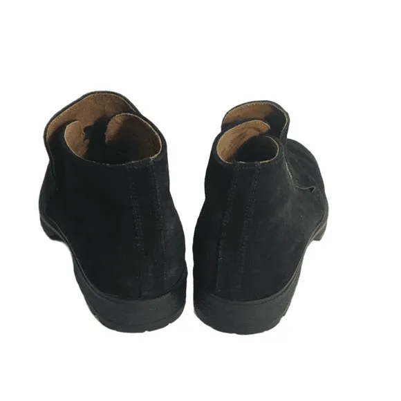 Buffalino Italy Suede Slip-on Blk Casual Shoes 8M