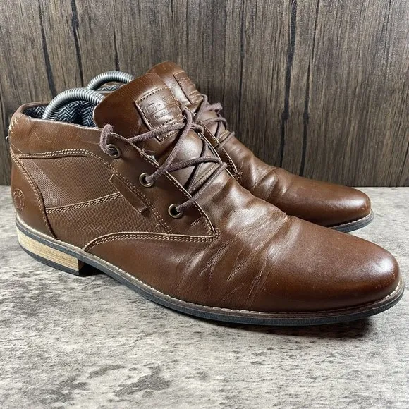 Bullboxer B-52 Brown Lined Lace Up Style Chukka Boots Shoes Men’s Size 8
