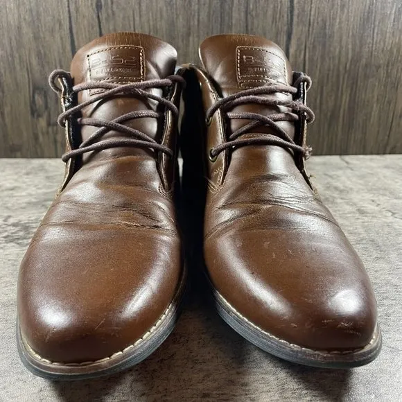 Bullboxer B-52 Brown Lined Lace Up Style Chukka Boots Shoes Men’s Size 8