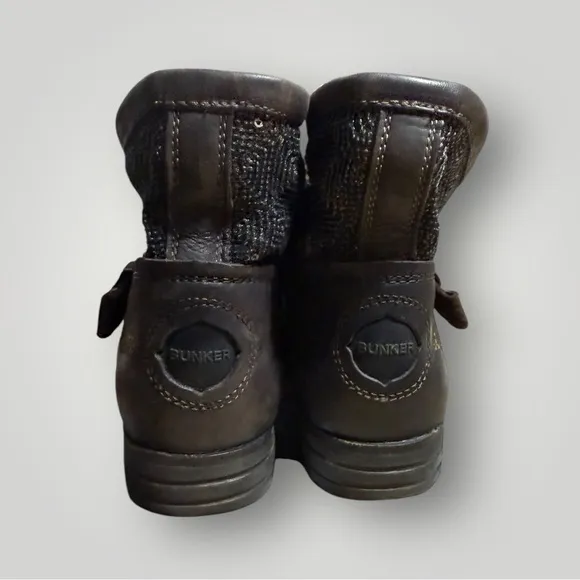 Bunker women’s size 38 EU or 7.5 US brown boots.