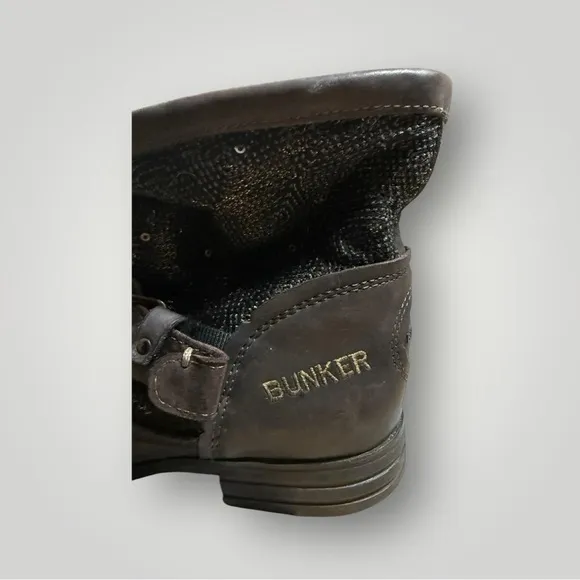 Bunker women’s size 38 EU or 7.5 US brown boots.