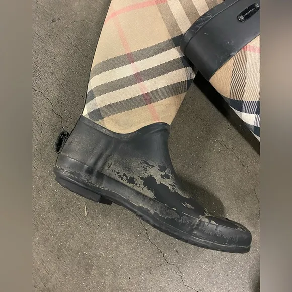 Burberry Rubber Rain Boots