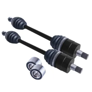 Can Am Commander 800R 1000 Rear Axles and Wheel Bearing Set  2011  - 2015