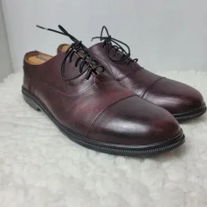 Carets Fer Cap Toe Oxford Mens Shoes Size 9E Dress Brown Cacao Leather Outsole I