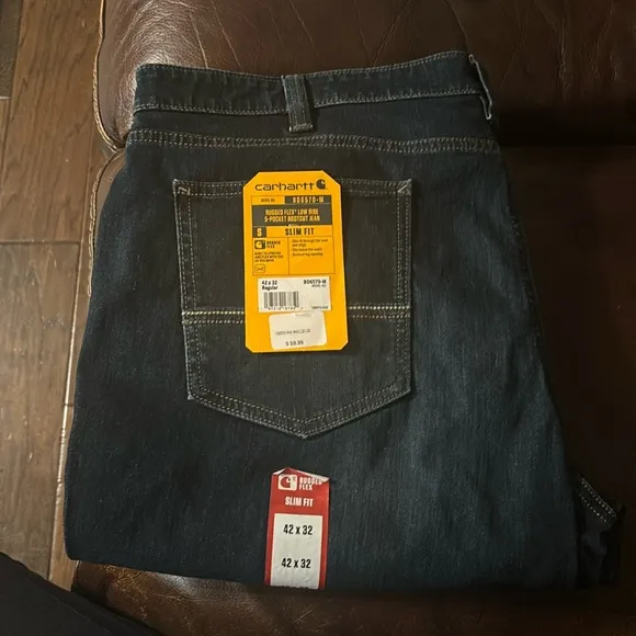 Carhartt | BD66570-M - Men’s Rugged Flex Low Rose 5-Pocket Bootcut Jean 42x32