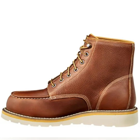 Carhartt Waterproof Leather 6” Wedge Boot Sz 12M New in Box