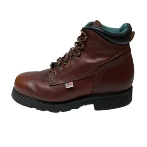 Carolina 309 Sarge brown leather lace up work boots men’s 92E soft toe