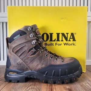 Carolina 7&quot; Gravel PC2 Waterproof Comp Toe 4x4 Hiker Work Boots CA4558 Men 8.5EE