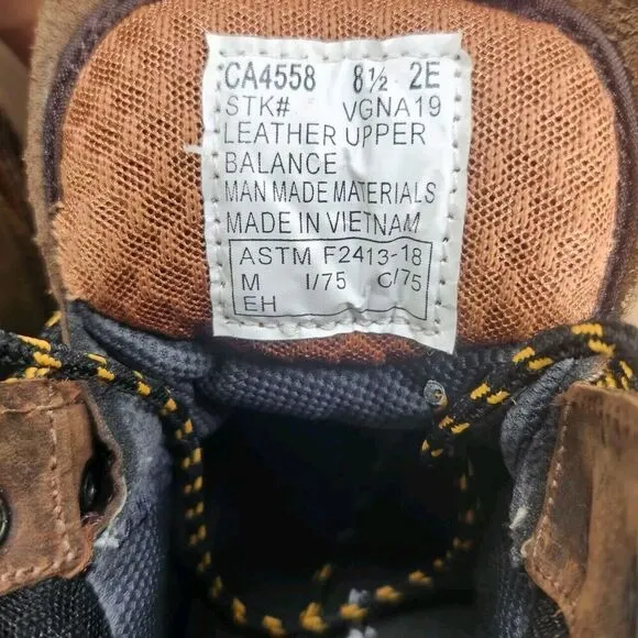 Carolina 7&quot; Gravel PC2 Waterproof Comp Toe 4x4 Hiker Work Boots CA4558 Men 8.5EE
