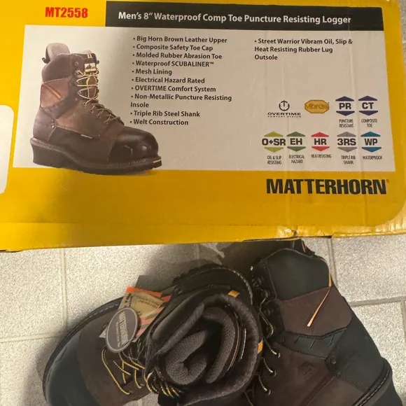 Carolina Matterhorn Men's Brown Work Boots