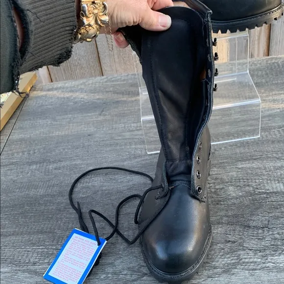 CAROLINA Sub zero logger Black Leather Boots