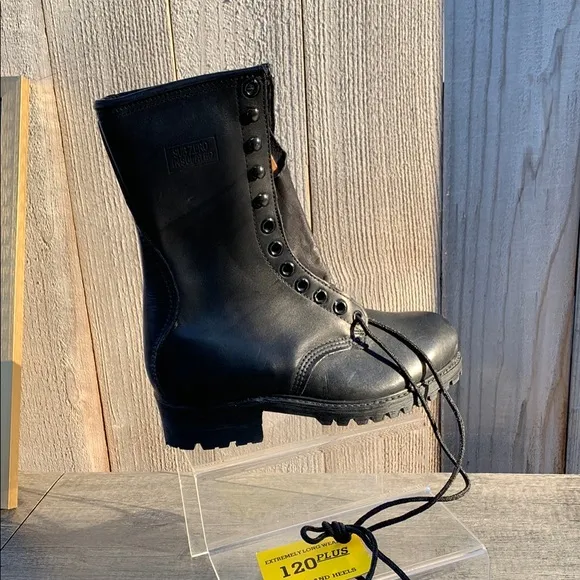 CAROLINA Sub zero logger Black Leather Boots