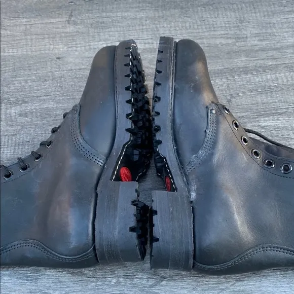 CAROLINA Sub zero logger Black Leather Boots