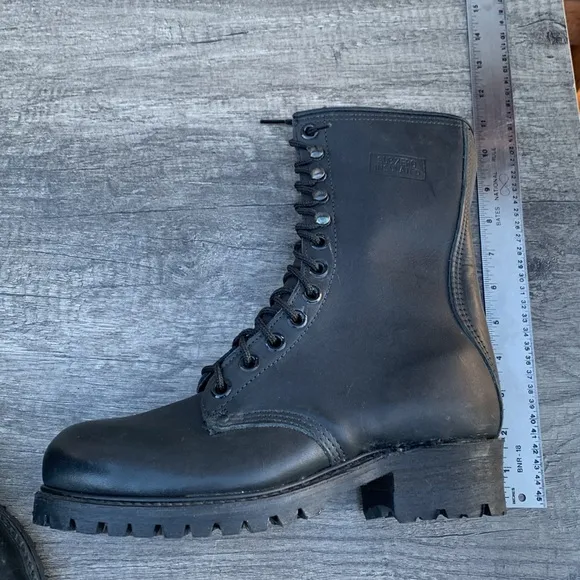 CAROLINA Sub zero logger Black Leather Boots