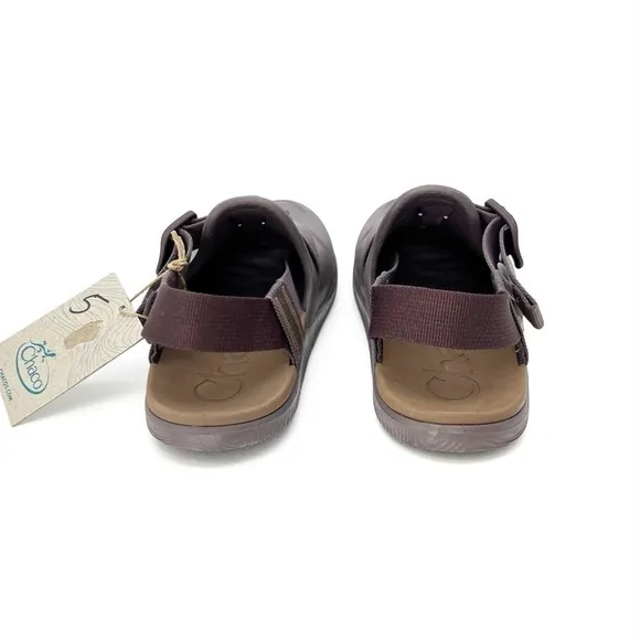 Chaco Chillos Clog Womens Size 5 Sparrow Purple Gray Water Shoes Sandals New NWT