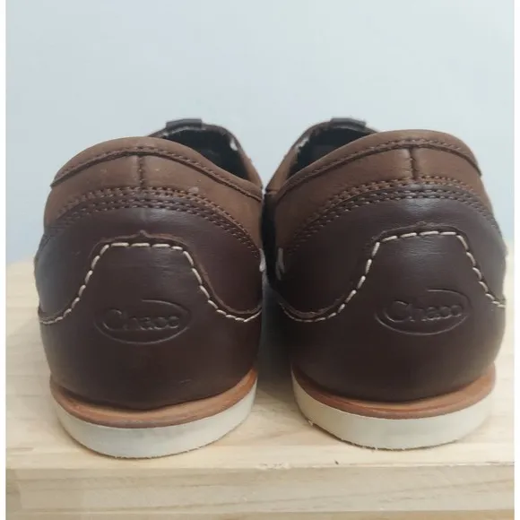 Chaco Men's Thompson Slip Driving Loafers Shoes Pinecone Brown Textile s…