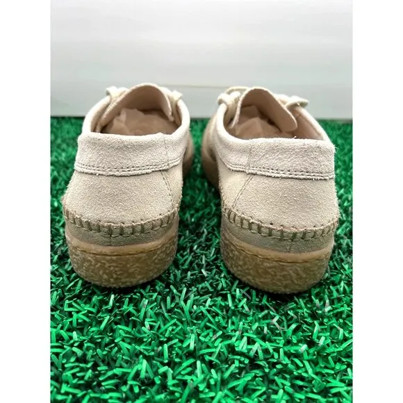 Clarks Barleigh Lace Beige  Nubuck‎ Shoes Women’s 8.5