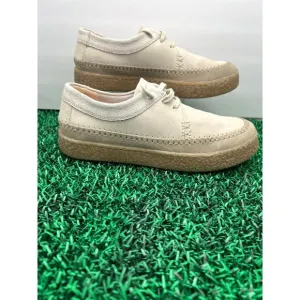 Clarks Barleigh Lace Beige  Nubuck‎ Shoes Women’s 8.5