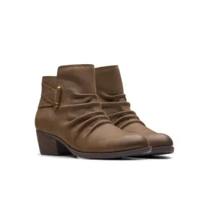 Clarks Charlten Rosa Women's Boots Mushroom Nubuck‎ : 12 B - Medium, NIB