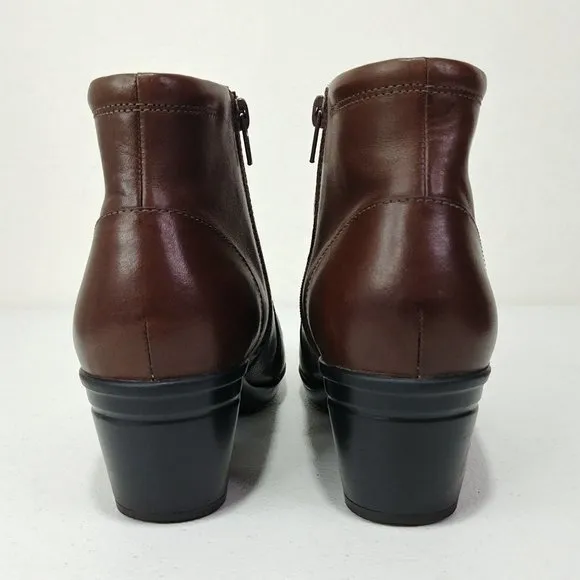 Clarks Emslie Newport Ankle Genuine Leather Boot Size 11
