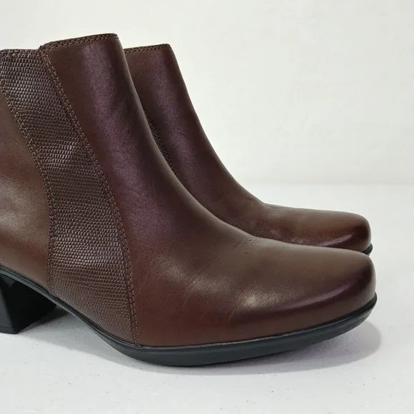 Clarks Emslie Newport Ankle Genuine Leather Boot Size 11