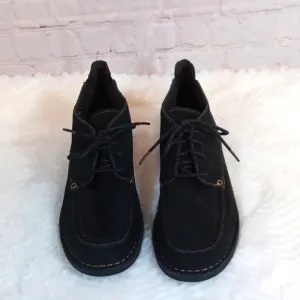 Clark's Men's Black Suede Low Cut Boots sz 11‎ M