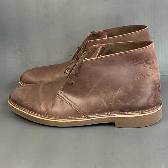 CLARKS Men's Bushacre 3 Suede leather Boots shoes mens size  13