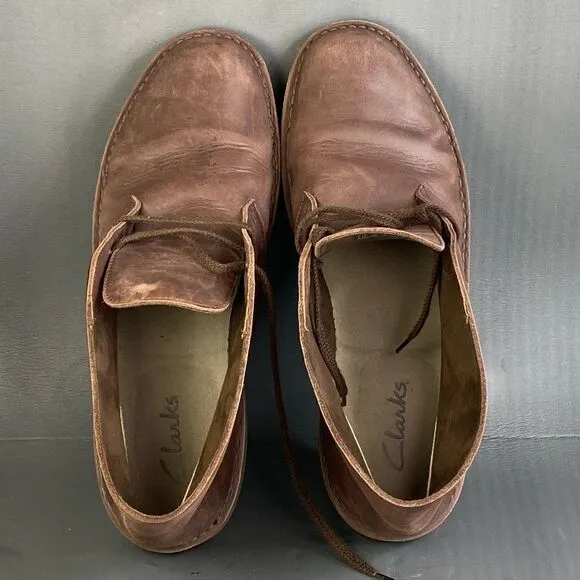CLARKS Men's Bushacre 3 Suede leather Boots shoes mens size  13