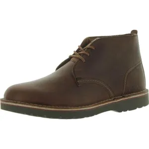 Clarks Mens Eastridge Mid Brown Leather Combat &amp; Lace-Up Boots Shoes New