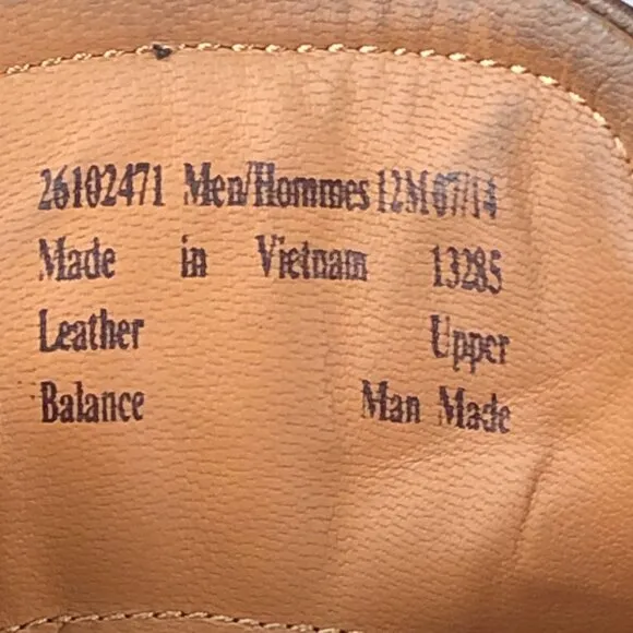 Clarks Men's Size 12M Gatewood Over Brown Leather Lace-Up Oxford Dress Shoes